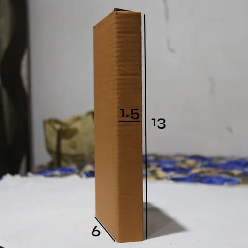 Box 1.5 x 6 x 13 - 3 Ply Corrugated Box for Shipping (25 Pack) – image 2