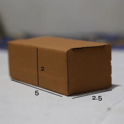 Box 2 x 2.5 x 5 - 3 Ply Corrugated Box for Shipping (25 Pack) – image 2