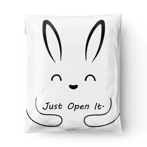 Bunny Delight Just Open It Courier Bag (Pack of 100)