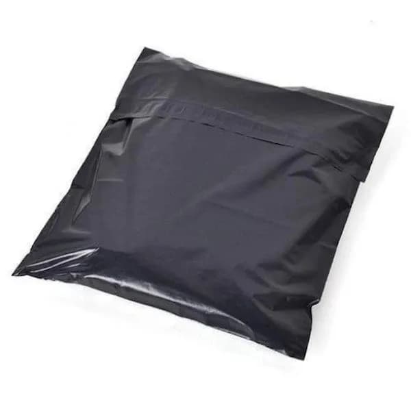 12 x 16 inches Black Tamper-Proof Courier Bag (Pack of 100)