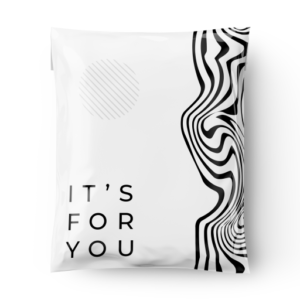 Abstract Wave It's For You Courier Bag (Pack of 100)