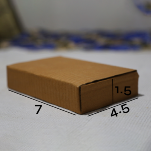 Box 1.5 x 4.5 x 7 – 3 Ply Corrugated Box for Shipping (25 Pack) | Compact and Durable Packaging