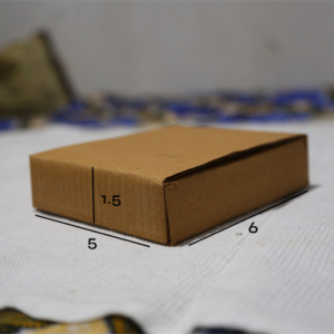 Box 1.5 x 6 x 5 – 3 Ply Corrugated Box for Shipping (25 Pack) | Small and Durable Packaging Solution