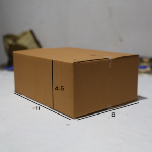Box 11 x 8 x 4.5 – 3 Ply Corrugated Box for Shipping (25 Pack) | Durable Packaging for Medium to Large Products