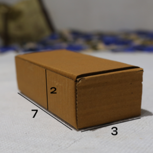 Box 2 x 3 x 7 – 3 Ply Corrugated Box for Shipping (25 Pack) | Durable Packaging for Small to Medium Products