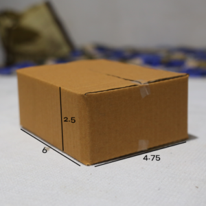 Box 6 x 4.75 x 2.5 – 3 Ply Corrugated Box for Shipping (25 Pack) | Secure Packaging for Small to Medium Products