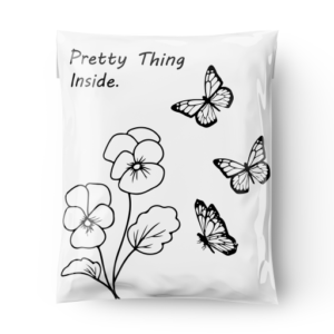 Floral Charm Pretty Thing Inside Courier Bag (Pack of 100)