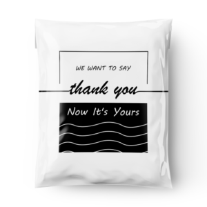 Gratitude Block Thank You Courier Bag (Pack of 100)